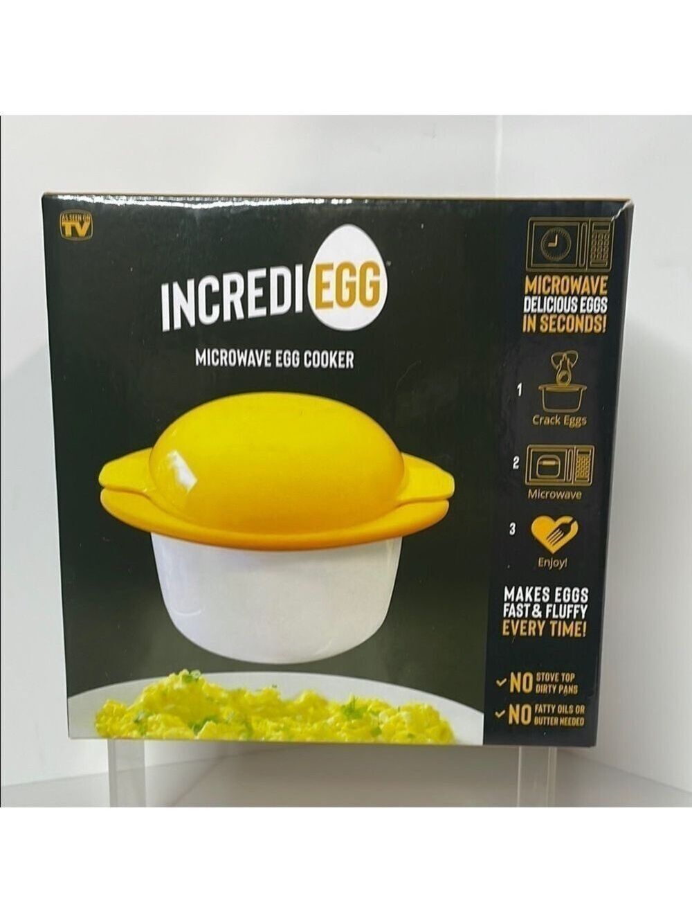 Incrediegg Microwave Egg Cooker NWT